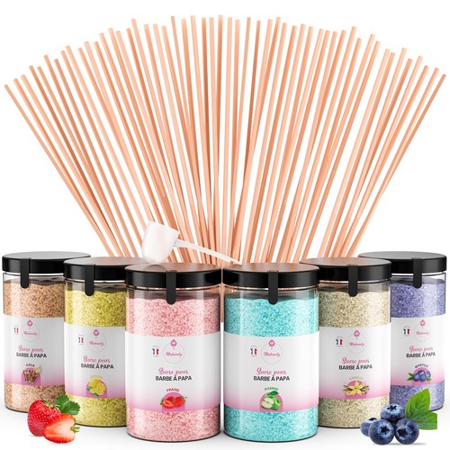 Candy floss kit flavors - 6, 72